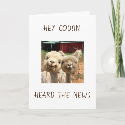 いとこの祝カードの時間 カード (正面)