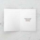 いとこの第1代感謝祭のカボチャのベビーガール シーズンカード (内部)