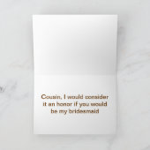 いとこの花嫁メイド要求 招待状 (内部)