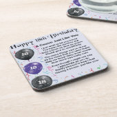 いとこの詩の第18誕生日 コースター (左側)