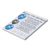 いとこの詩30歳の誕生日 ノートパッド (回転)