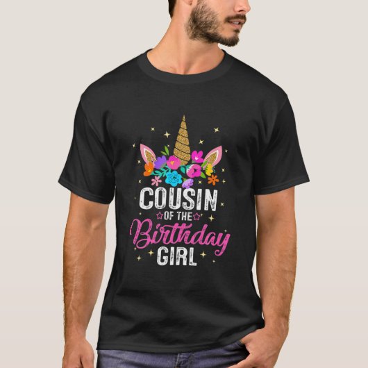 『いとこの誕生日の女の子』 Tシャツ (正面)