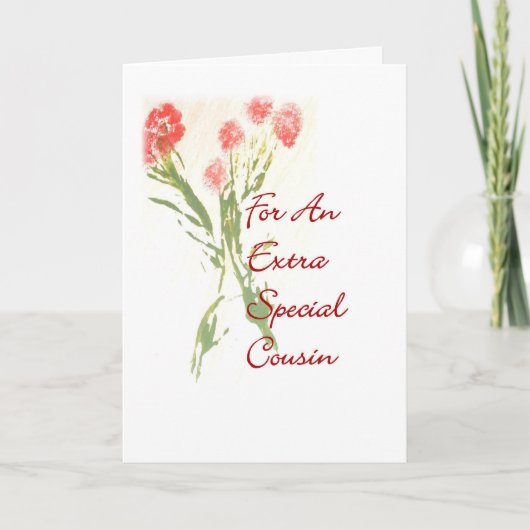 いとこの誕生日カード カード (正面)