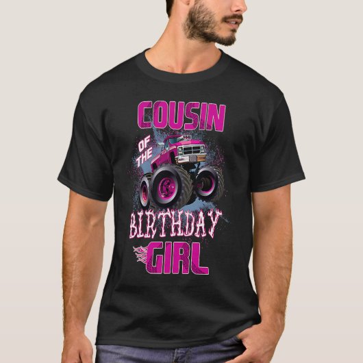いとこの誕生日ガールモンスタートラック1st tシャツ (正面)