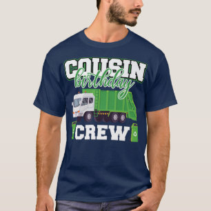 いとこの誕生日クルーごみトラック家族のマッチング Tシャツ