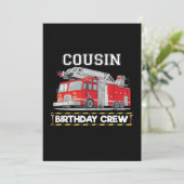 いとこの誕生日クルーの家族の消防士に一致 シーズンカード (スタンド正面)