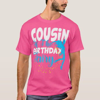 いとこの誕生日妖精ファンタジー誕生日スクア Tシャツ