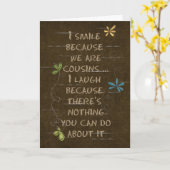 いとこの誕生日 カード (黄色い花)