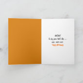 いとこの誕生日 カード (内部)