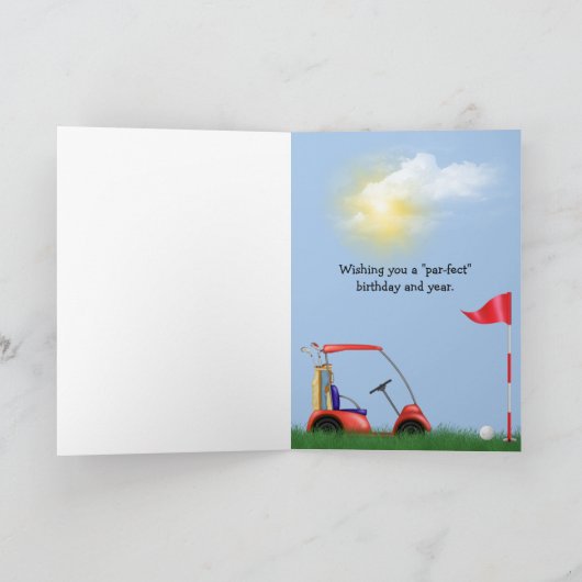 いとこの誕生日 カード (内部)