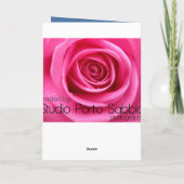 いとこの5歳の誕生日の色気球 カード (裏面)