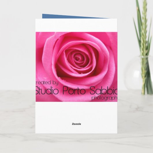 いとこの6歳の誕生日バルーン カード (裏面)