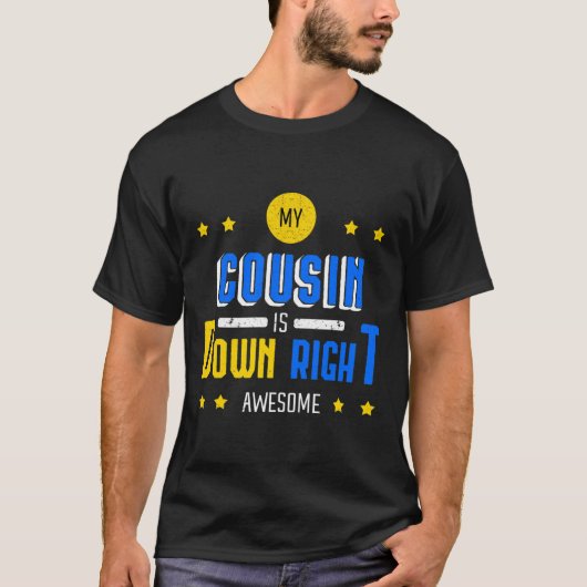いとこはダウン症素晴らし候群 Tシャツ (正面)