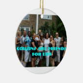 いとこは生命オーナメントのための友人です セラミックオーナメント (右)