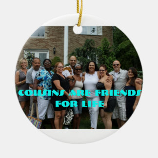いとこは生命オーナメントのための友人です セラミックオーナメント