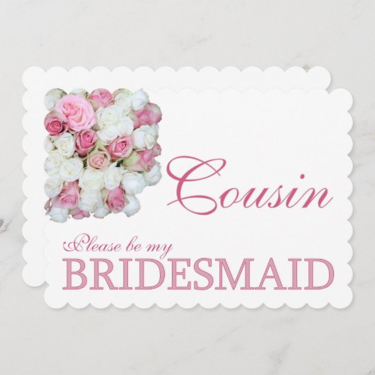 いとこは花嫁になってください 招待状 (正面/裏面)