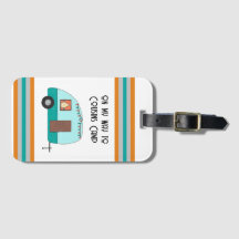 いとこキャンプレトロキャンパーラゲージタグ