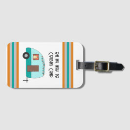 いとこキャンプレトロキャンパーラゲージタグ ラゲッジタグ