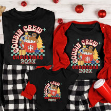 いとこクリスマスマッチングファミリーTシャツ