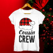いとこクルーのクリスマスホリデーバッファロープレイドウォメンズ Tシャツ