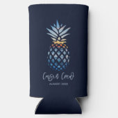 いとこクルーのサンセットビーチパイナップルファミリー懇親会 スリム缶クーラー (裏面)