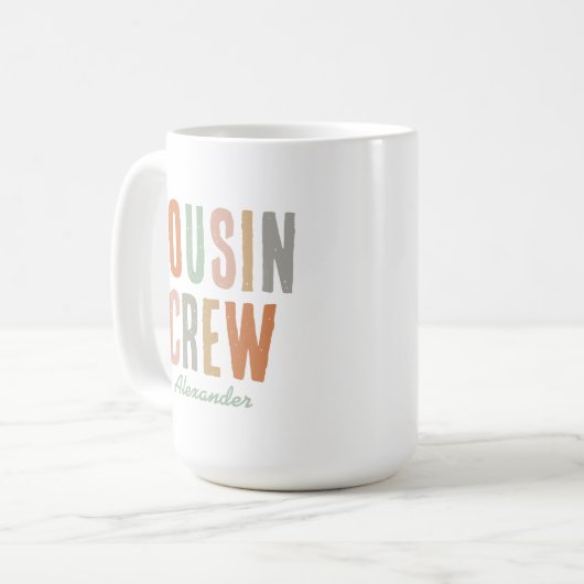 いとこクルーのマッチングボホファミリー懇親会 コーヒーマグカップ (正面左)