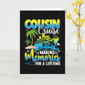 いとこクルーズ2026 一生の思い出を作ろう カード (黄色い花)