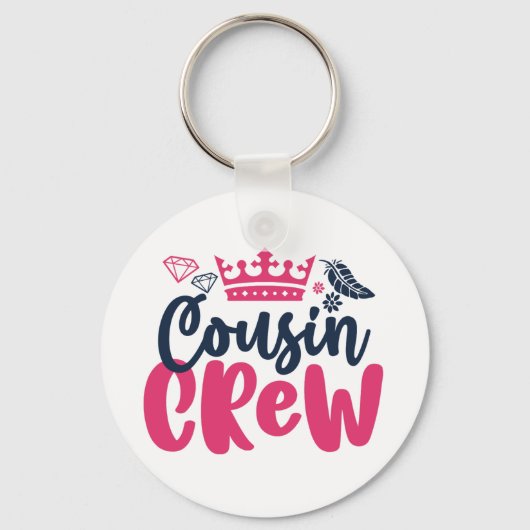 いとこクルー女子と男の子ファミリー懇親会 キーホルダー (正面)
