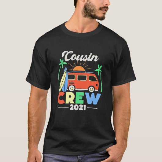 いとこクルー2021夏休みビーチ恋人の試合 Tシャツ (正面)