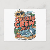 いとこクルー2024夏休みビーチ家族旅行 ポストカード (正面)