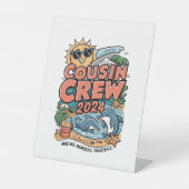 いとこクルー2024夏休みビーチ家族旅行 台座サイン (正面)