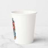 いとこクルー2024夏休みビーチ家族旅行 紙コップ (左)