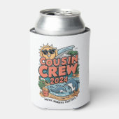 いとこクルー2024夏休みビーチ家族旅行 缶クーラー (缶正面)