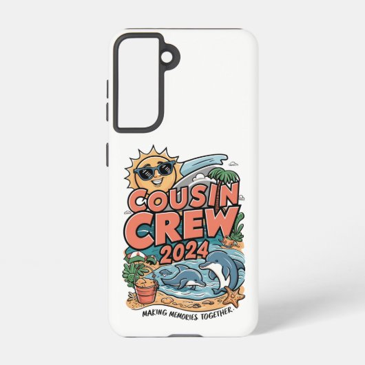 いとこクルー2024夏休みビーチ家族旅行 SAMSUNG GALAXYケース (裏面)