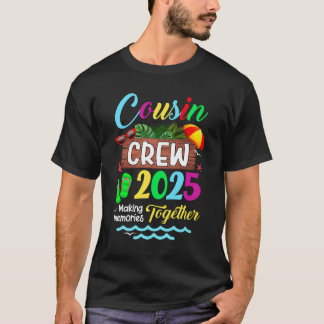 いとこクルー2025夏休みビーチ家族旅行 Tシャツ