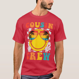 いとこクルー2025夏休みビーチ家族旅行 Tシャツ