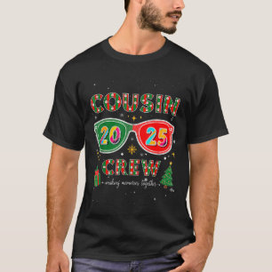 いとこクルー 2025 面白いクリスマスマッチングファミリーP Tシャツ