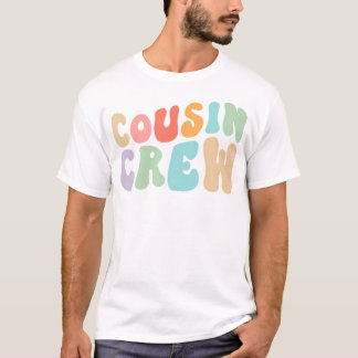 いとこクルーGroovyレトロデザインファミリーマッチングコ Tシャツ