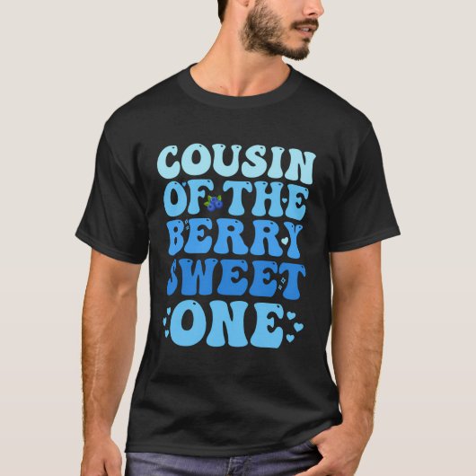 いとこスイートワン最初の誕生日スウィートブルーブ Tシャツ (正面)