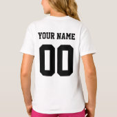 いとこパーソナライズされたの仲間  Tシャツ (裏面)