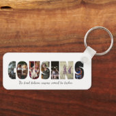 いとこフォトコラージキーチェーン キーホルダー (正面)