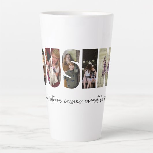 いとこフォトコラージュラテマグ カフェラテマグ (正面)