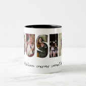 いとこ写真コラージュマグ ツートーンマグカップ (中央)
