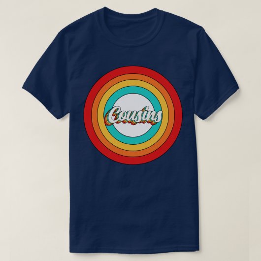 いとこ名シャツヴィンテージ従兄弟円 Tシャツ (デザイン正面)