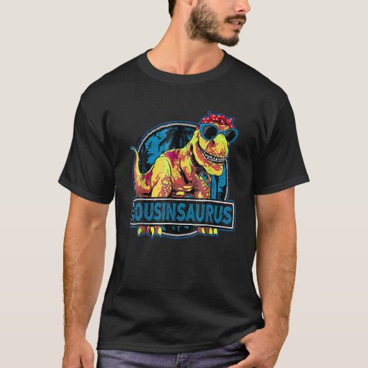 いとこ座Tレックス恐竜いとこ座Ma Tシャツ (正面)