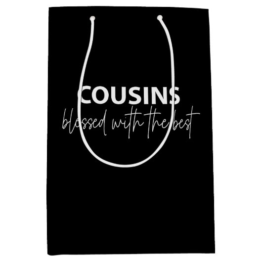 いとこ賛美ここ最高のと ミディアムペーパーバッグ (正面)