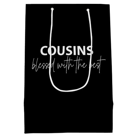 いとこ賛美ここ最高のと ミディアムペーパーバッグ (裏面)