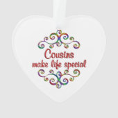 いとこ達が人生を特別なものにする オーナメント (裏面)