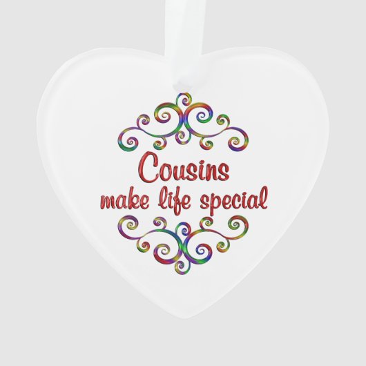 いとこ達が人生を特別なものにする オーナメント (裏面)