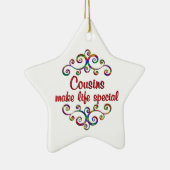 いとこ達が人生を特別なものにする セラミックオーナメント (右)